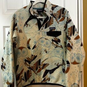 Patagonia Synchilla women’s owl fleece size Small